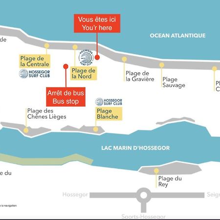 Vue Superbe Sur L'Ocean, La Plage A Vos Pieds ! Soorts-Hossegor Eksteriør billede
